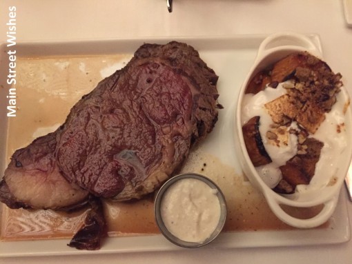 My Delicious Steak from the Yachtsman Steakhouse