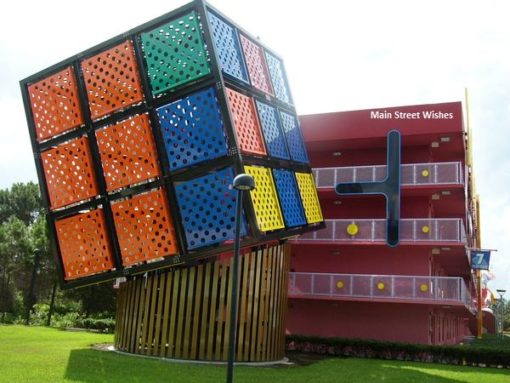Rubik's Cube Staircase